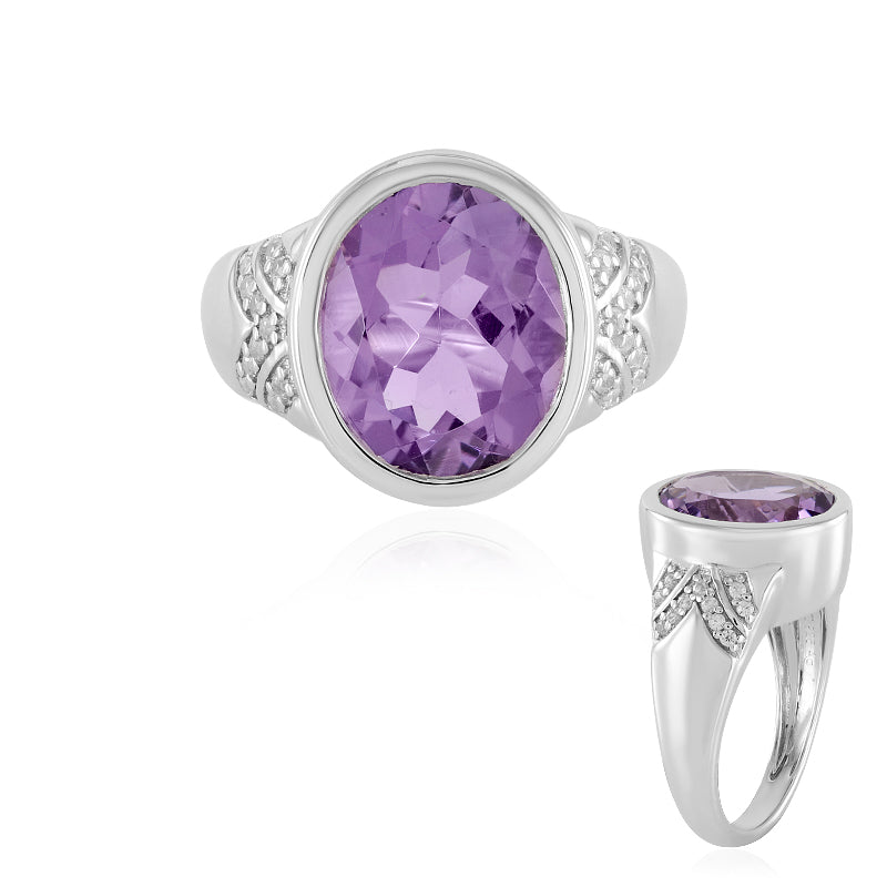 Amethyst-Silberring