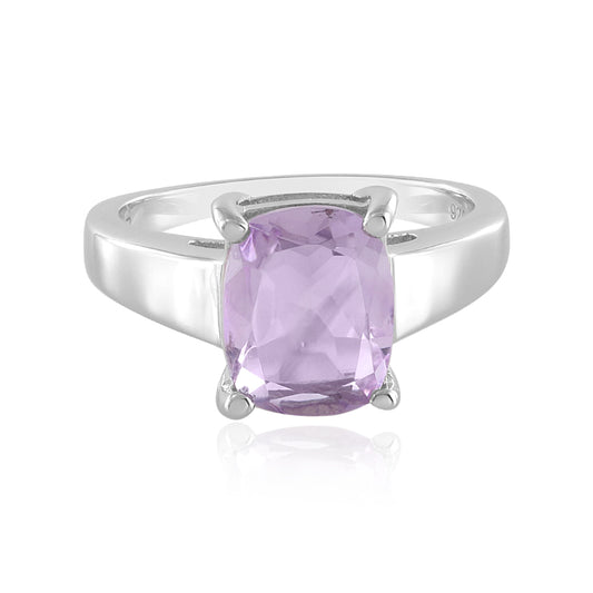 Lavendel-Amethyst-Silberring