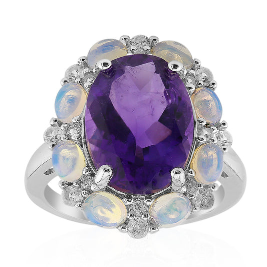 Sambia-Amethyst-Silberring