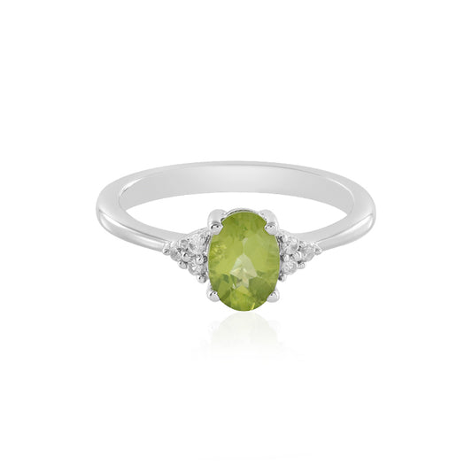 Peridot-Silberring