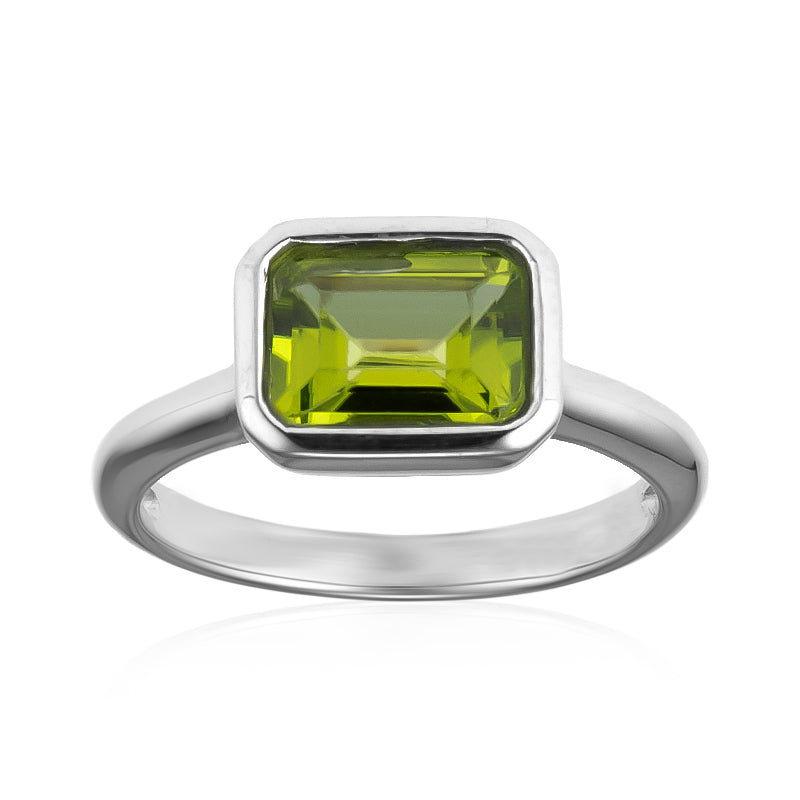 Peridot-Silberring (CUSTODANA)