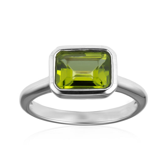 Peridot-Silberring (CUSTODANA)