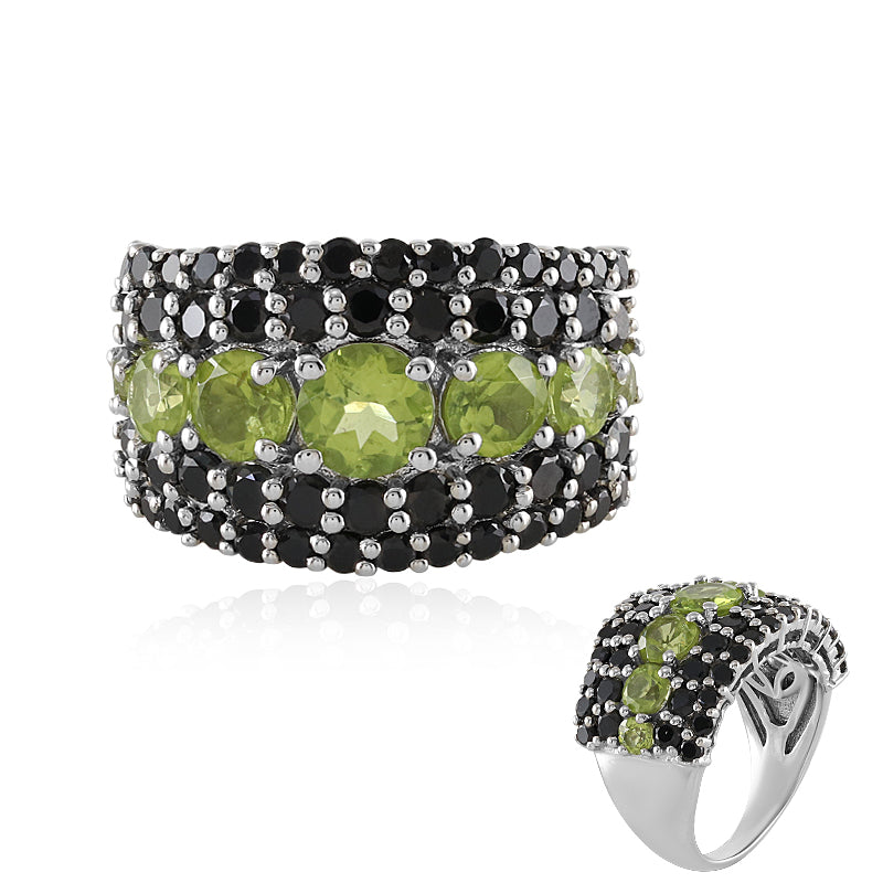 Peridot-Silberring