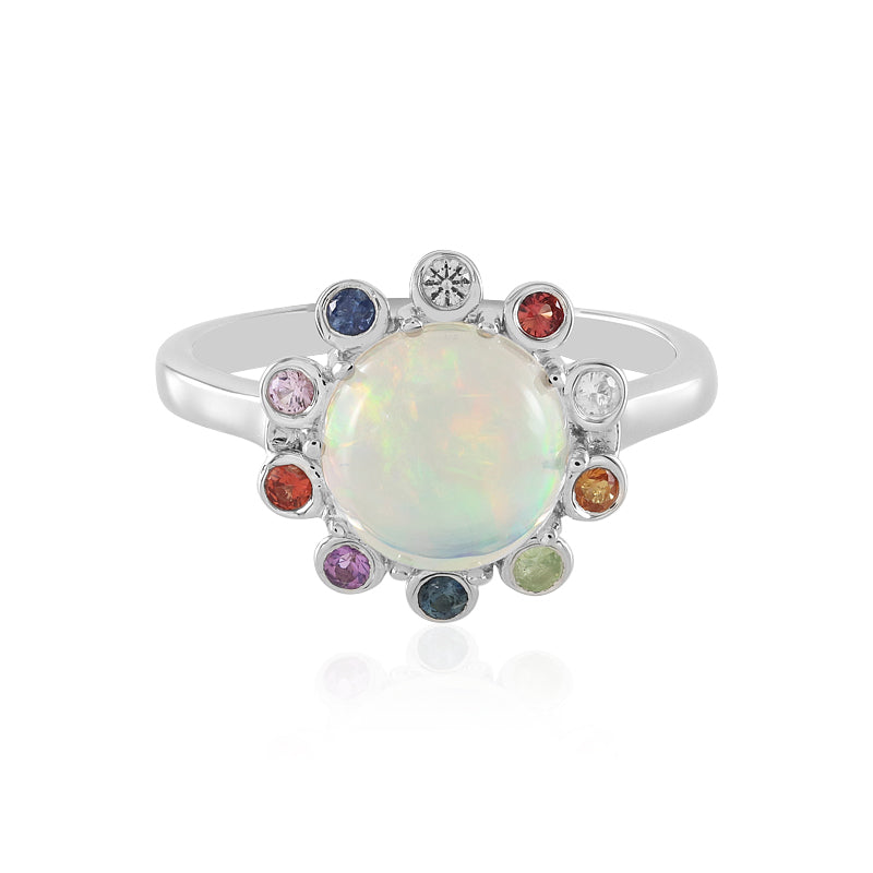 Welo-Opal-Silberring