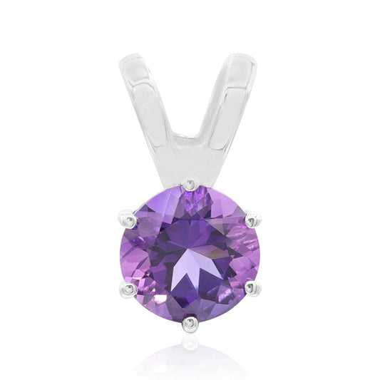 Bolivianischer Amethyst-Silberanhänger