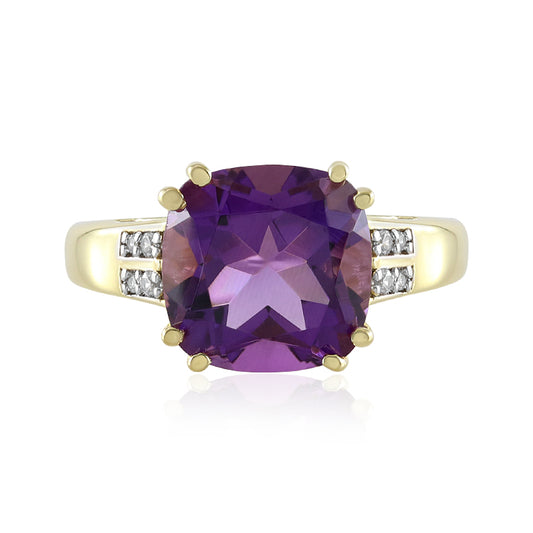 Marokkanischer Amethyst-Silberring