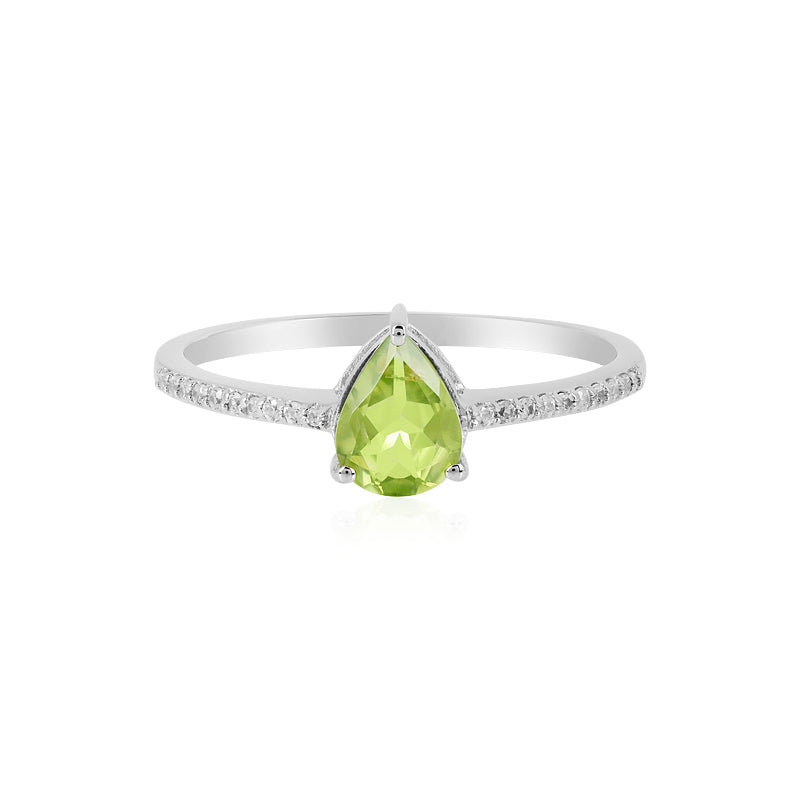 Peridot-Silberring