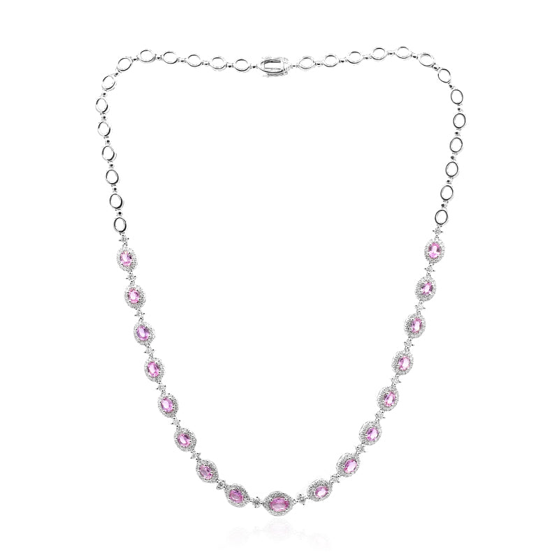 Pink Sapphire Gold Necklace (CIRARI)