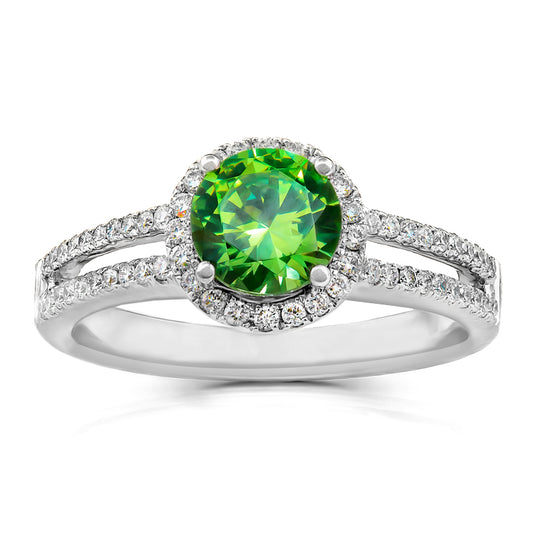 Russischer Demantoid-Goldring (CIRARI)